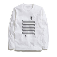 Load image into Gallery viewer, COOLMIND COOL FUNNY LONG SLEEVE T-SHİRT