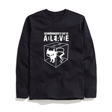 Load image into Gallery viewer, COOLMIND SCHRODİNGER'S CAT LONG SLEEVE T-SHİRT